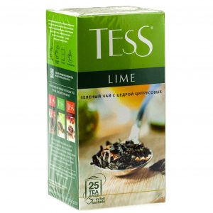 Чай зеленый Tess Lime в пакетиках