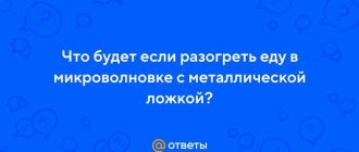 Можно ли греть еду с ложкой в микроволновке? Опасности и рекомендации