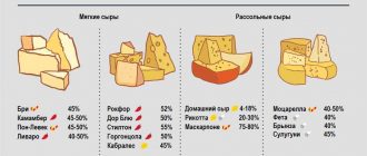 Сколько жирности твердого сыра?